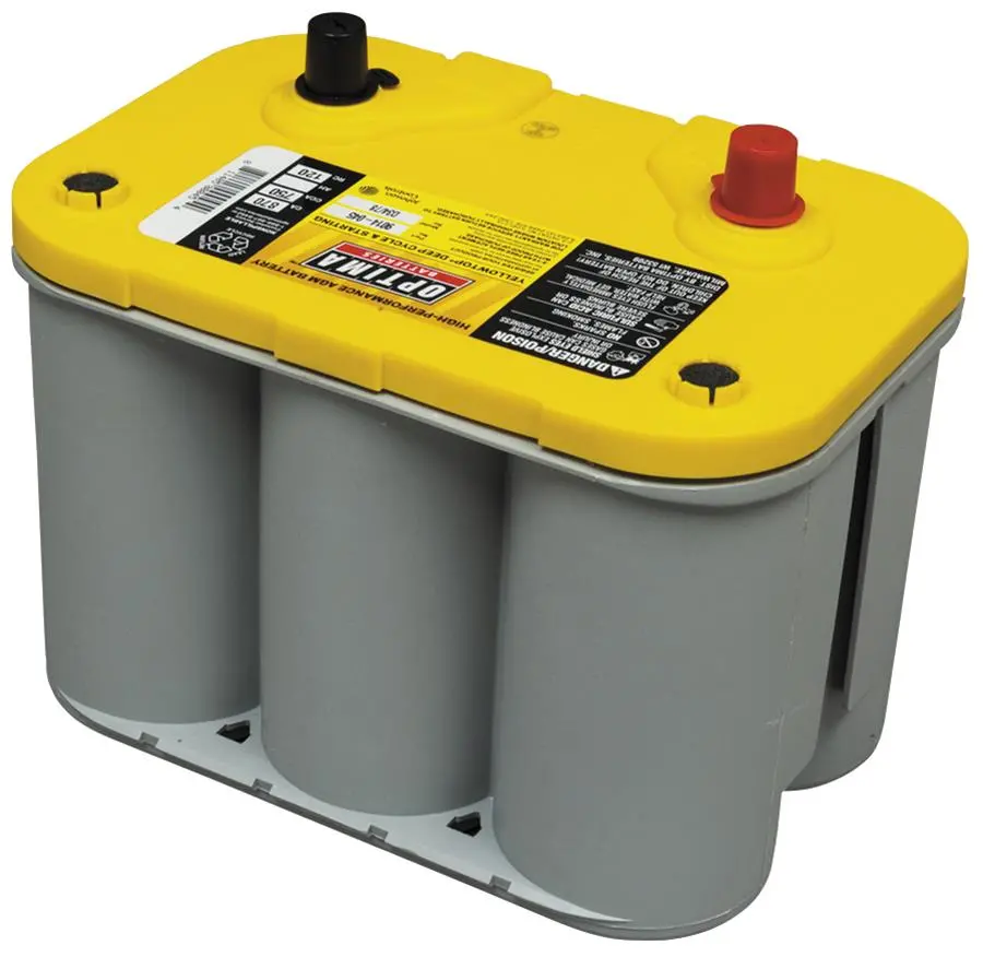 750 Cca Optima Yellowtop Deep-Cycle 12-Volt Battery 9014-045 Bci Group 34/78 2