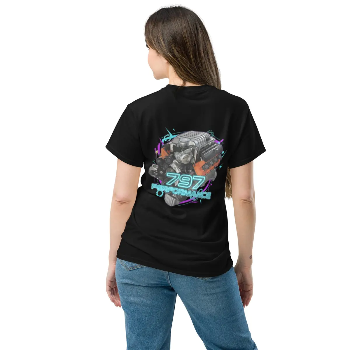 797 Unisex Retro Hemi Tee 1