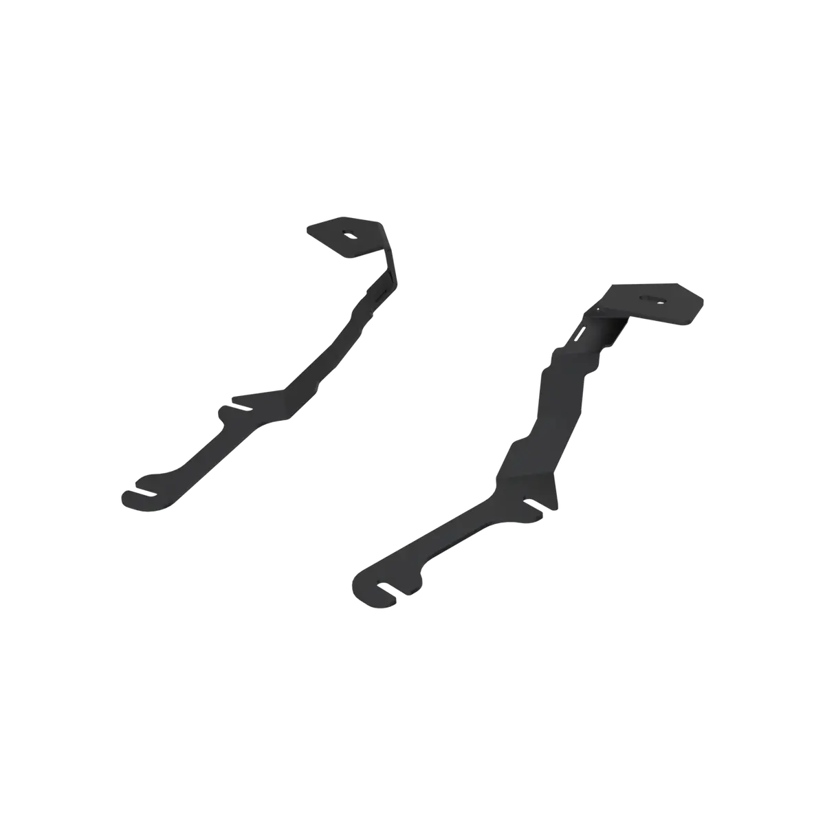 Mbrp 25-26 Ram 1500 Rho Black-Coated Ditch Light Brackets 1