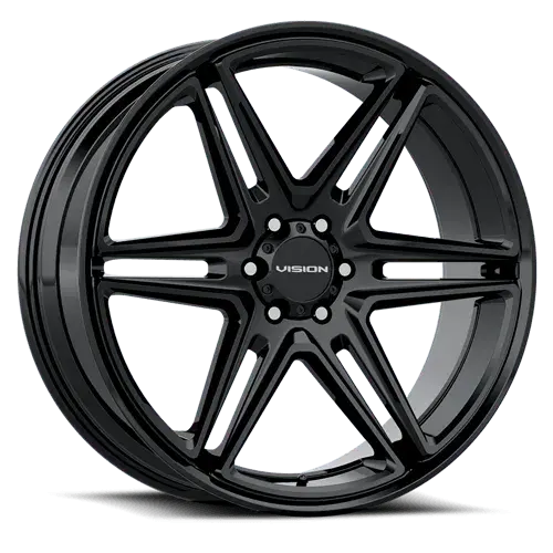 Vision Wheel 476 Wedge Gloss Black Wheel 1