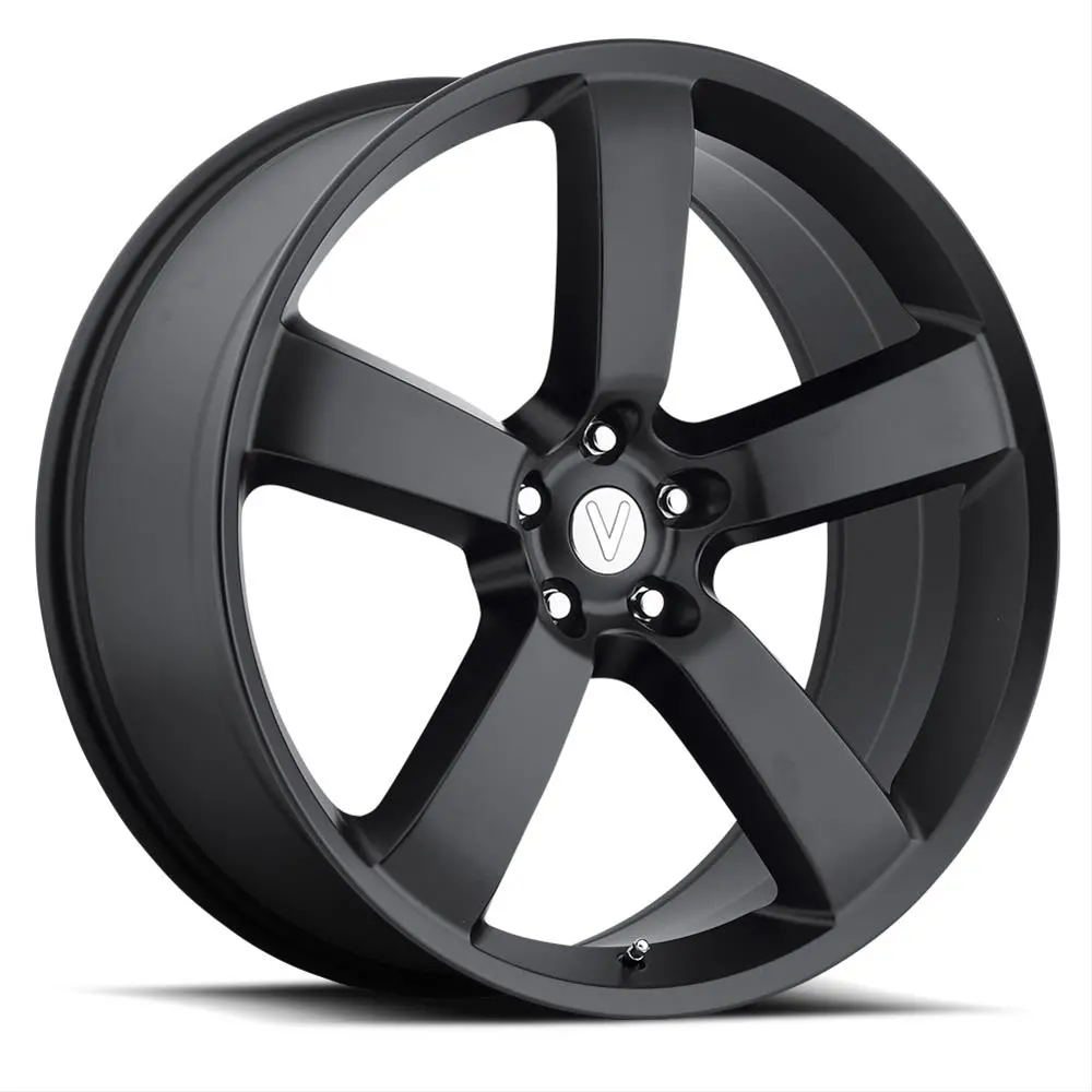 Voxx Replica Charger Matte Black Wheel 1