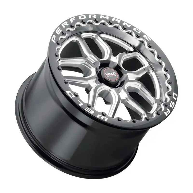 Weld Performance Laguna Beadlock Gloss Black Wheel S907 1
