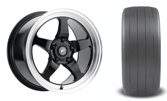 Forgestar D5 17X10 W/ 305 45 17 Et Street R Pair Drag Pack Bundle (Charger / Challenger / 300) 1