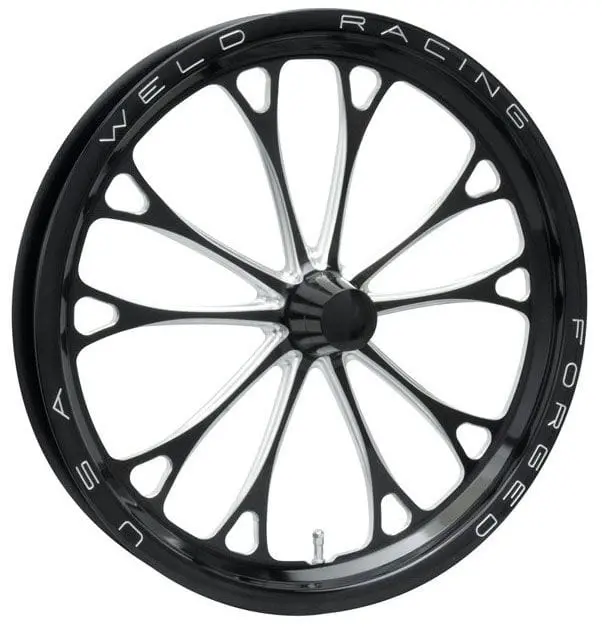 V-Series Drag Front Runner We784B-17000 – One-Piece Black Pulley For High-Performance Belt Drives 1