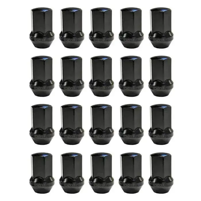 Gorilla Lug Nut Kit Factory-Style Steel Black Set Of 20 M14x1.5 1