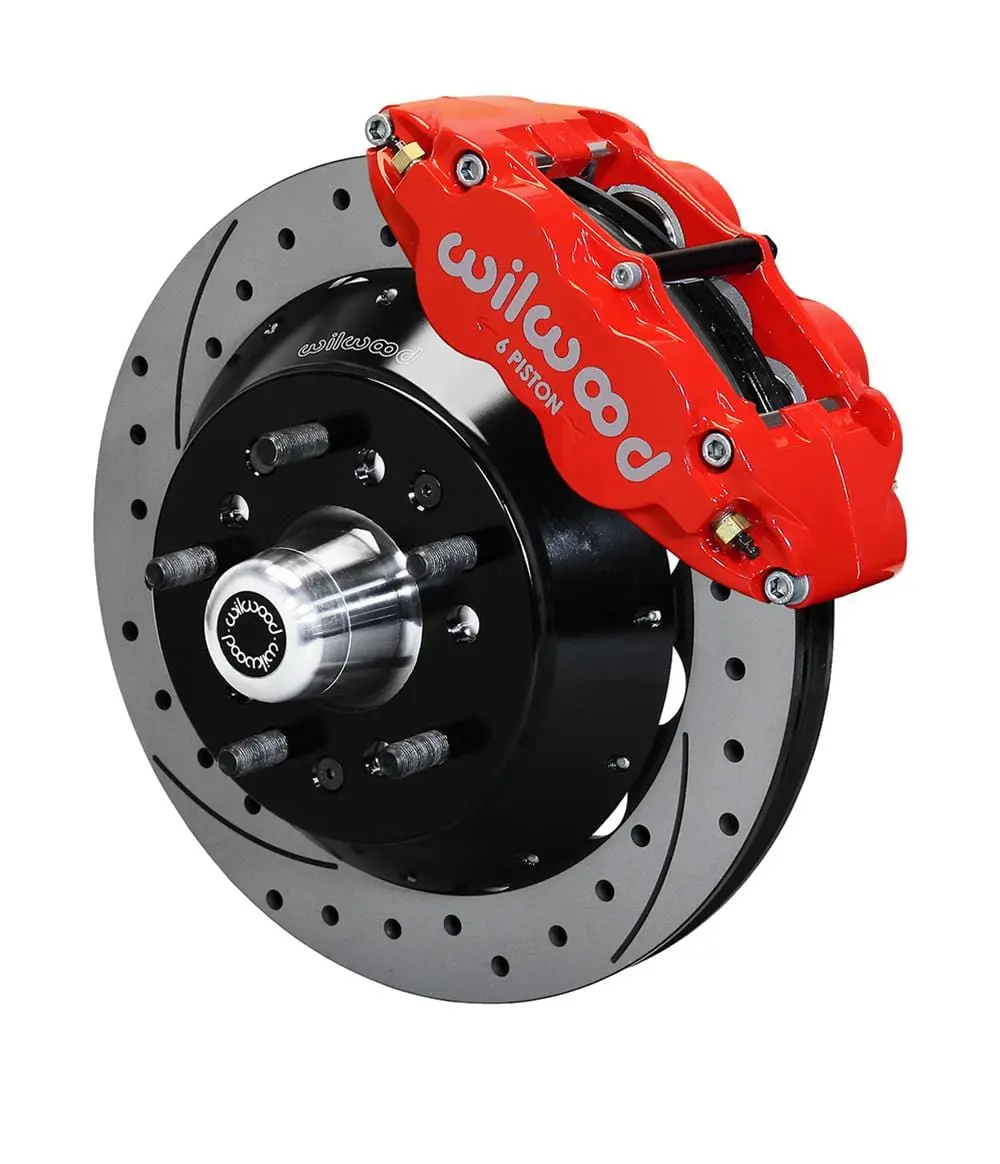 Wilwood 140-15156-Dr Forged Superlite 6R Front Big Brake Kit – Narrow-Caliper Design For Track Use 1