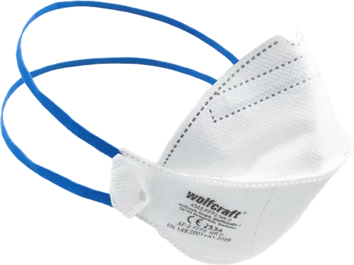 Wolfcraft Vouwmaskers | Ffp2 | 2 Stuks - 4945000 1