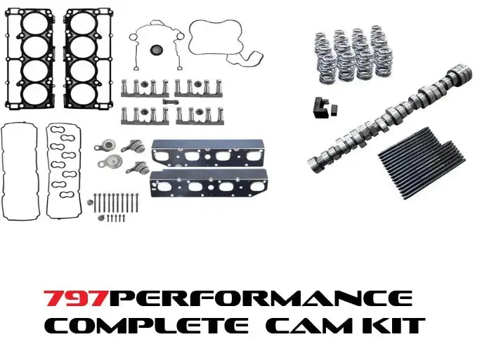 797 Performance 2011-2023 6.4 Vvt Boosted Hemi Car Complete Camshaft Kit With Mds Delete & Gaskets (Also Jeep / Durango) 3