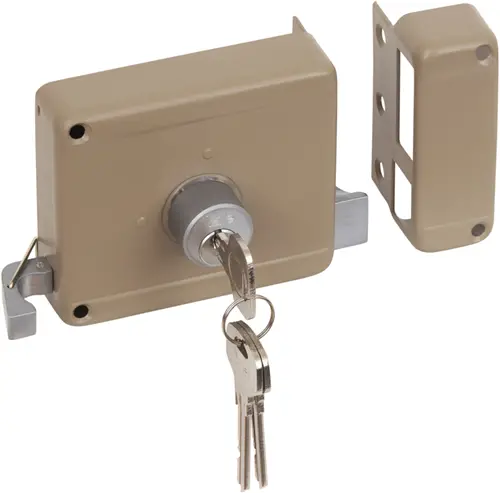 Yale 634-635 Oplegslot | 1 Toers Met Vaste Buitencilinder | Dm 50Mm | Draairichting 2. - 7225122 1