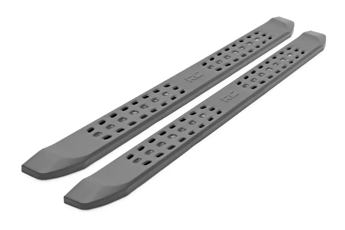 Rough Country Rpt2 Running Boards Crew Cab | Black | Ram 1500 (19-24)/1500 Trx (21-24) 1