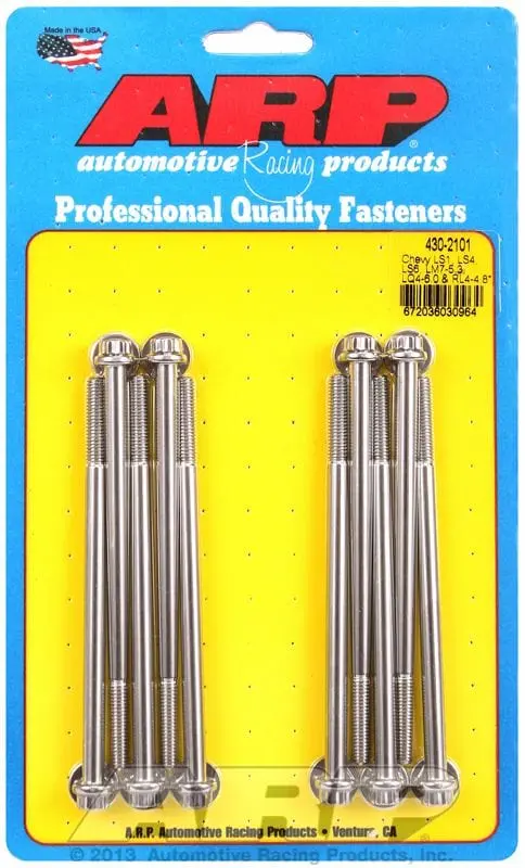 Ar430-2101 Stainless Steel 12-Point Intake Manifold Bolt Kit 1