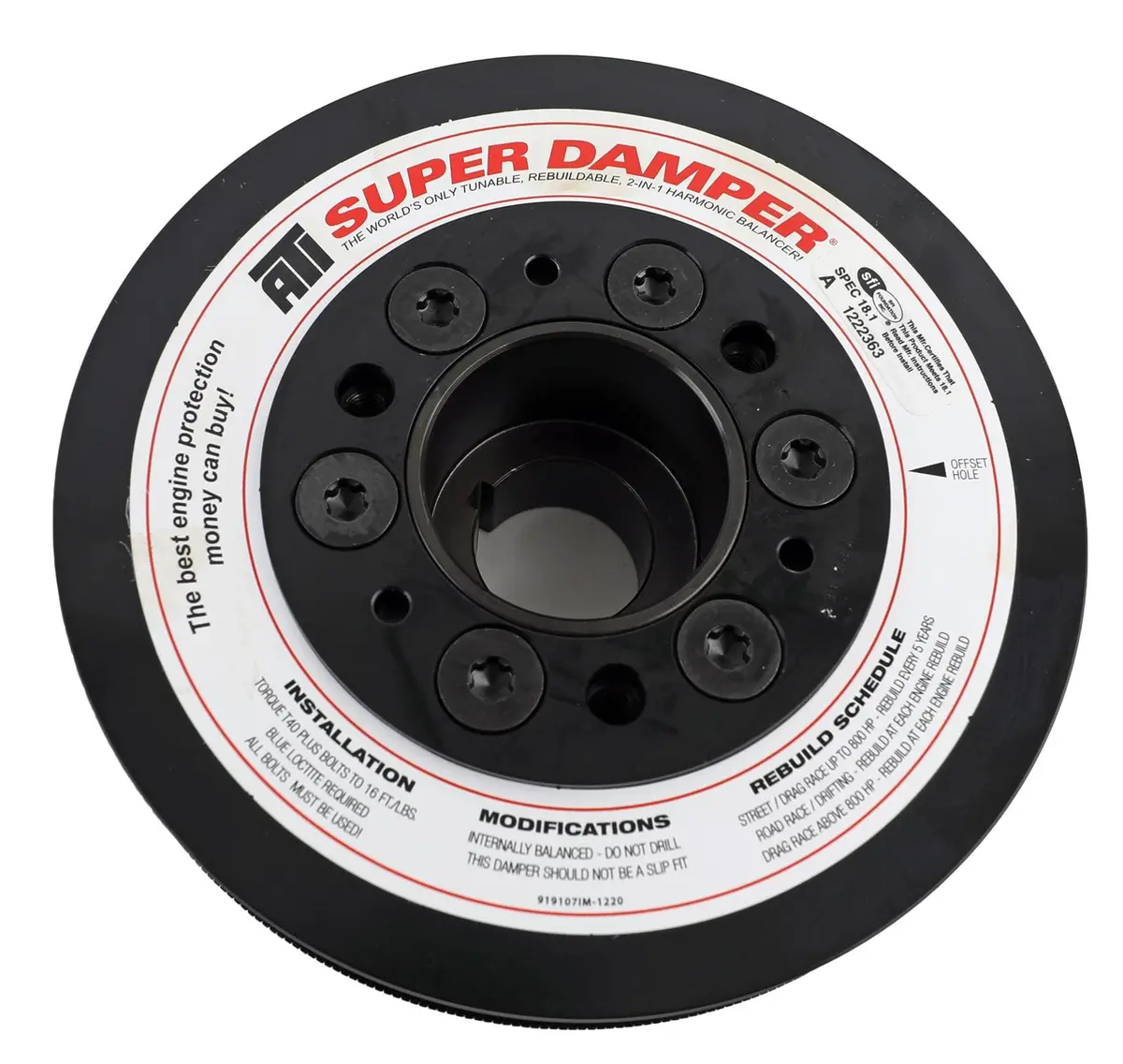 Ati 917756 Serpentine Super Damper Harmonic Balancer 1