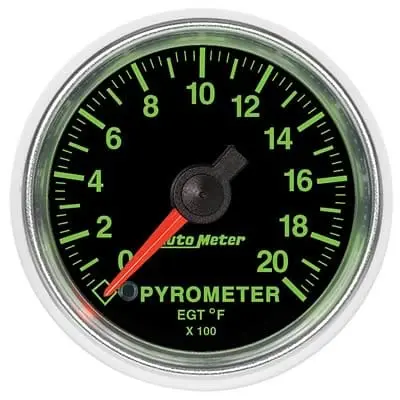 Autometer 3845 Gs Series Analog Gauge – 2-1/16" Diameter 1