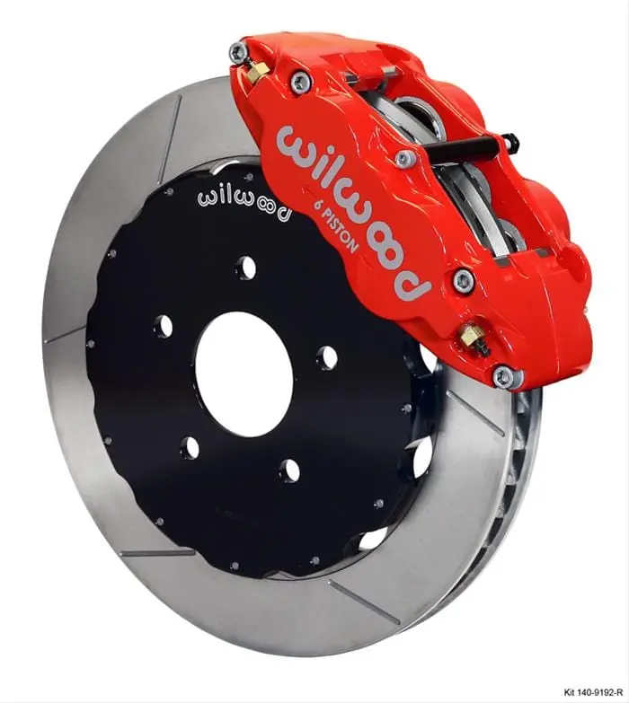 Wilwood 140-9192-R Forged Narrow Superlite 6R Front Brake Kit 1